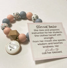 Load image into Gallery viewer, Blessed Teacher Bracelet